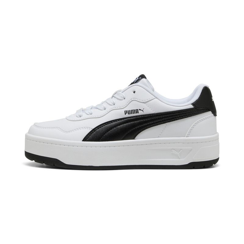 Tenis-puma-para-mujer-Court-Lally-Skye-Wns-para-moda-color-blanco.-Lateral-Interna-Derecha