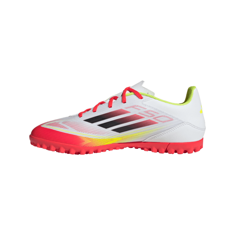Guayos-adidas-para-hombre-F50-Club-Tf-para-futbol-color-blanco.-Talon