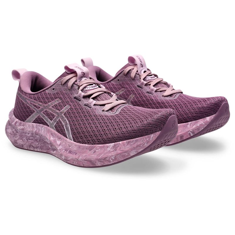 Tenis-asics-para-mujer-Noosa-Tri-16-para-correr-color-morado.-Par-Alineados