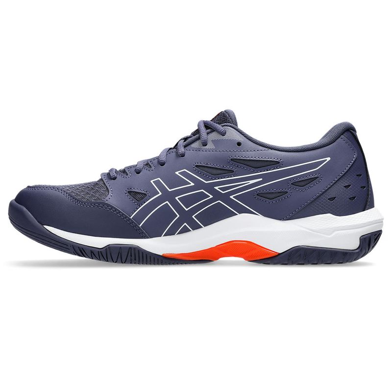Tenis-asics-para-hombre-Gel-Rocket-11-para-indoor-color-morado.-Lateral-Externa-Izquierda