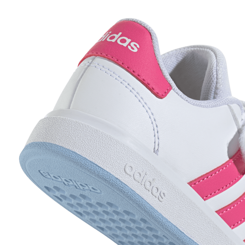 Tenis-adidas-unisex-Grand-Court-2.0-El-para-moda-color-blanco.-Lateral-Y-Suela