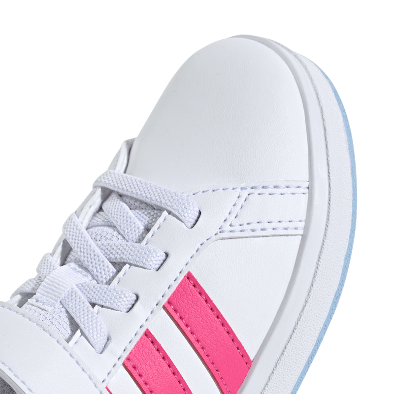 Tenis-adidas-unisex-Grand-Court-2.0-El-para-moda-color-blanco.-Par-Laterales