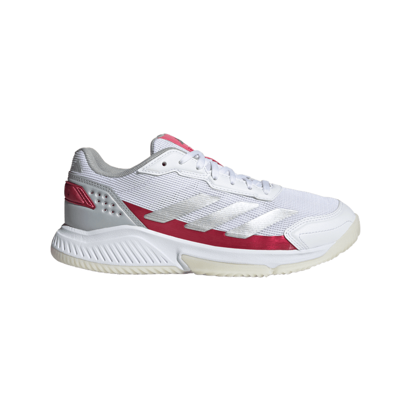 Tenis-adidas-para-mujer-Courtquick-Padel-W-para-tenis-color-blanco.-Lateral-Externa-Derecha