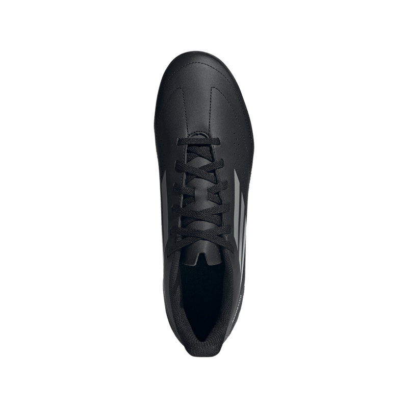 Guayos-adidas-para-hombre-Deportivo-Iii-Tf-para-futbol-color-negro.-Vista-Lateral-Pares
