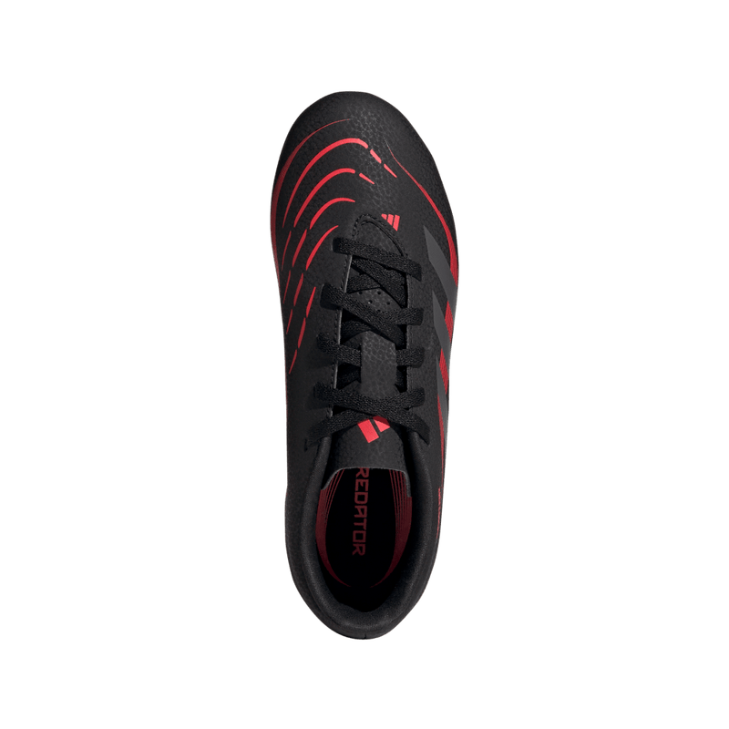 Guayos-adidas-para-hombre-Predator-Club-Fg-Mg-para-futbol-color-negro.-Vista-Lateral-Pares