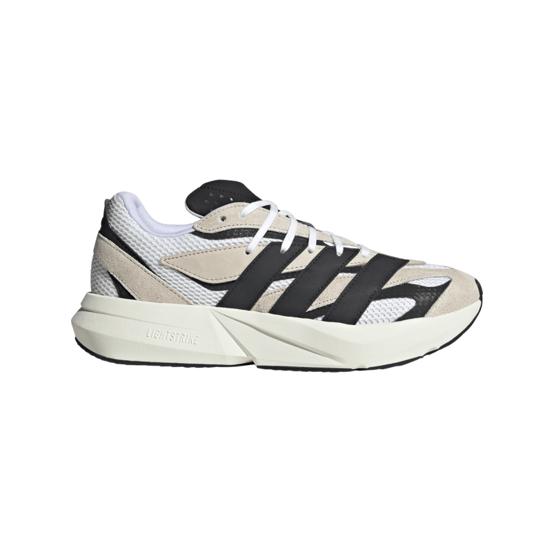 Tenis-adidas-para-hombre-Lightblaze-para-moda-color-beige.-Lateral-Externa-Derecha