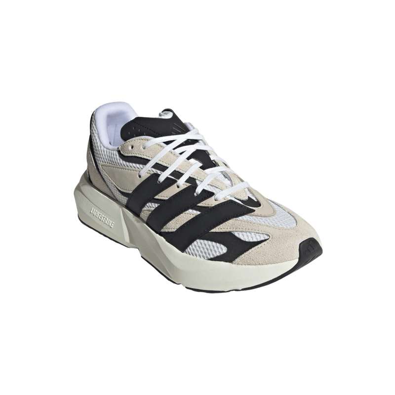 Tenis-adidas-para-hombre-Lightblaze-para-moda-color-beige.-Par-Alineados