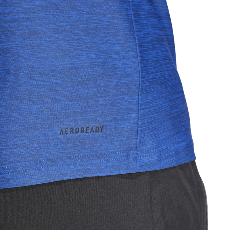 Camiseta-Manga-Corta-adidas-para-hombre-Tr-Es-Stretch-T-para-entrenamiento-color-azul.-Detalle-1