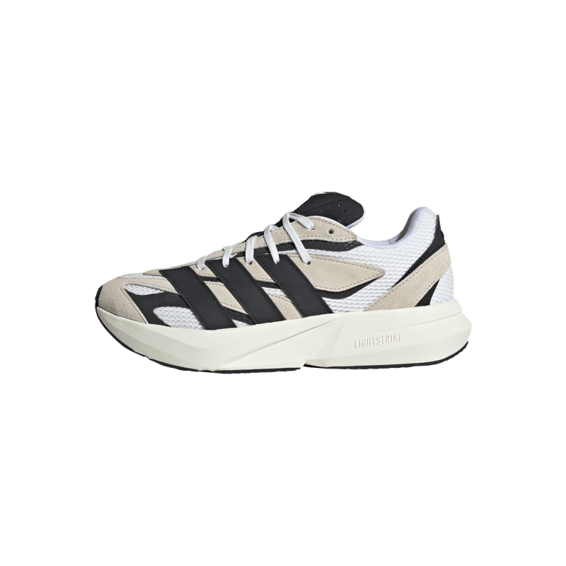 Tenis-adidas-para-hombre-Lightblaze-para-moda-color-beige.-Lateral-Reflectivo