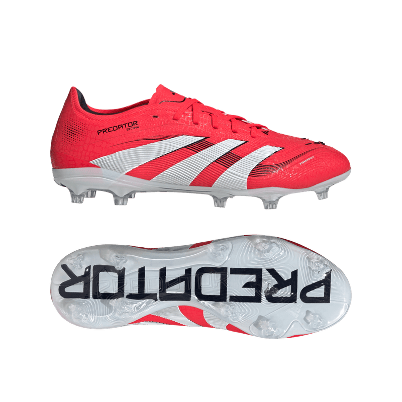 Guayos-adidas-para-hombre-Predator-Pro-Fg-para-futbol-color-rojo.-Media-Suela