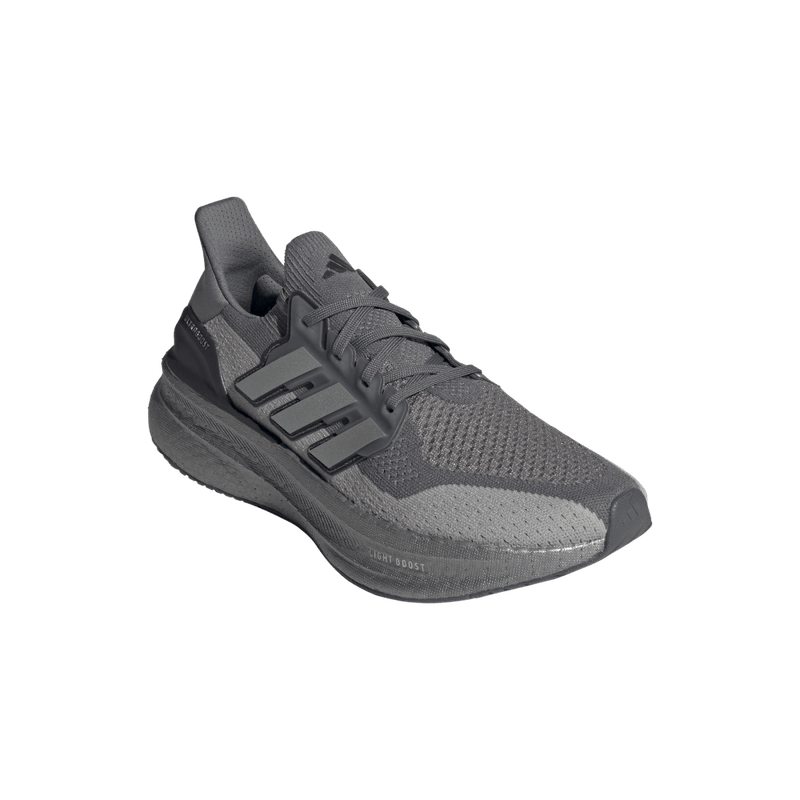 Tenis-adidas-para-hombre-Ultraboost-5-para-correr-color-gris.-Par-Alineados