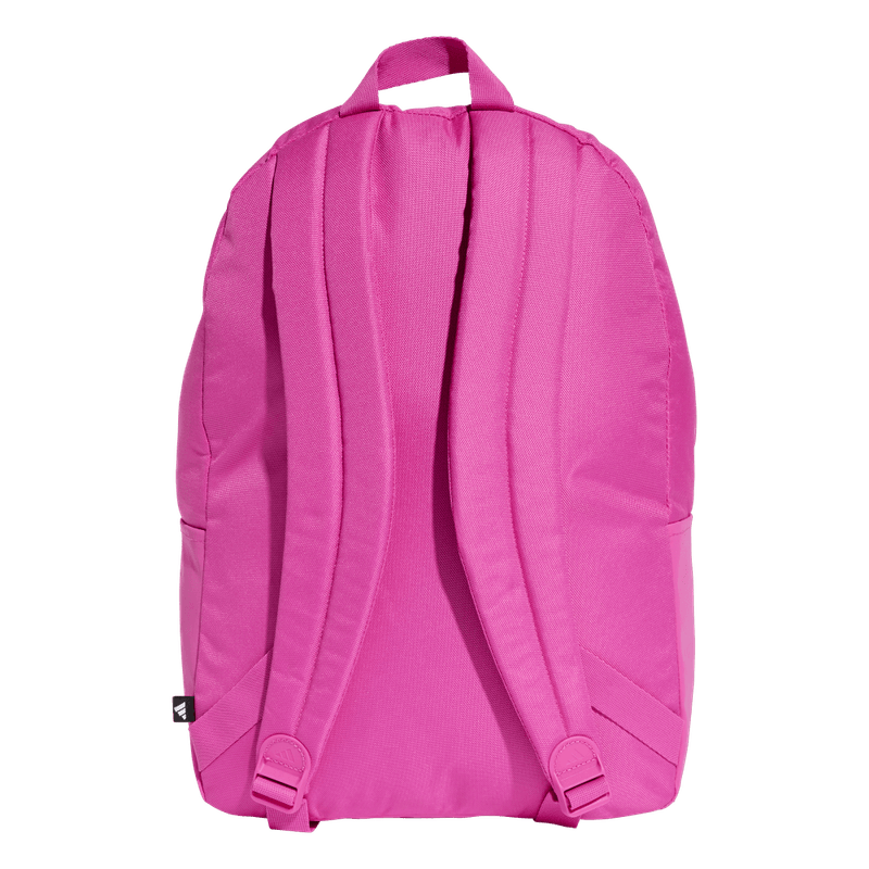 Morral-adidas-unisex-Clsc-Bars-Bp-para-moda-color-rosado.-Frente-Sin-Modelo