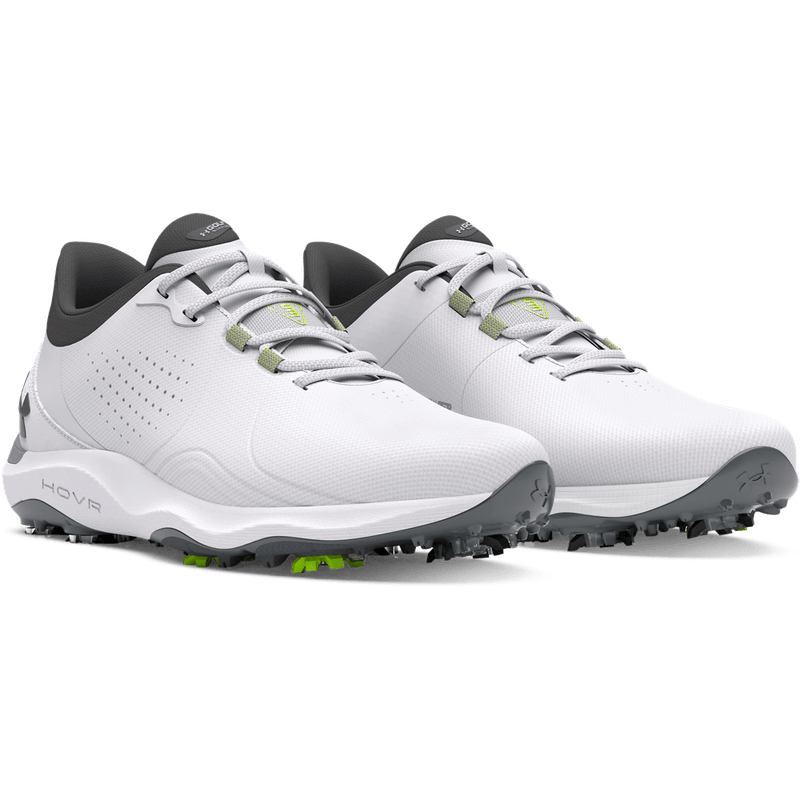 Zapatos-under-armour-para-hombre-Ua-Drive-Pro-para-golf-color-blanco.-Par-Alineados
