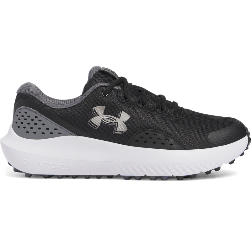 Zapatos-under-armour-para-hombre-Ua-Surge-Golf-para-golf-color-negro.-Lateral-Externa-Derecha