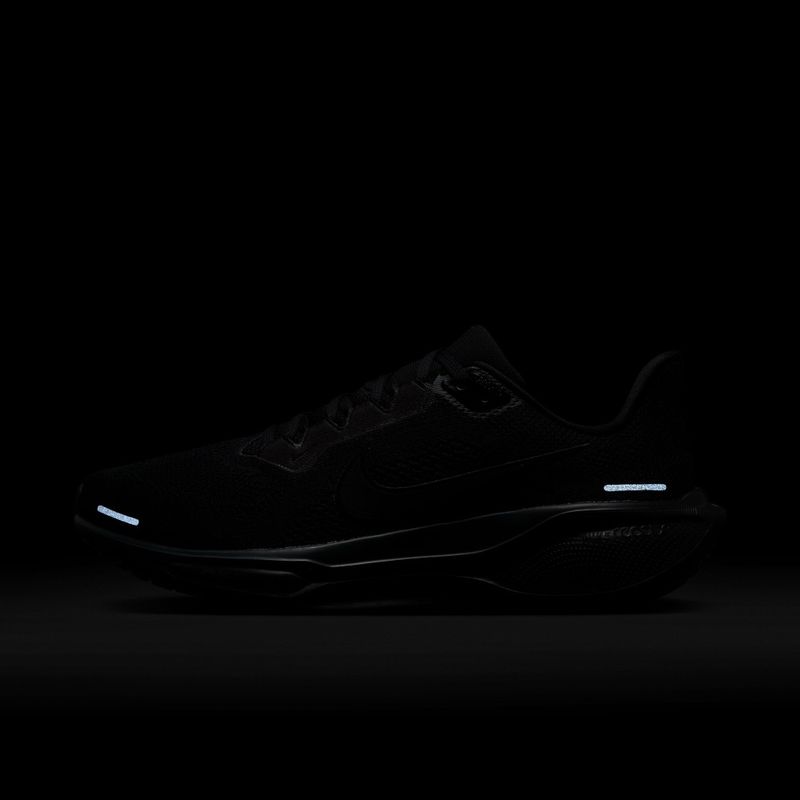Tenis-nike-para-hombre-Air-Zoom-Pegasus-41-para-correr-color-negro.-Reflectores-Laterales