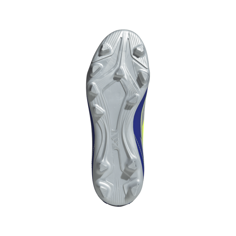 Guayos-adidas-unisex-F50-Club-Fg-Mg-J-Me-para-futbol-color-gris.-Capellada