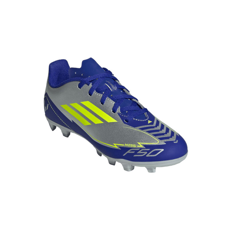 Guayos-adidas-unisex-F50-Club-Fg-Mg-J-Me-para-futbol-color-gris.-Suela