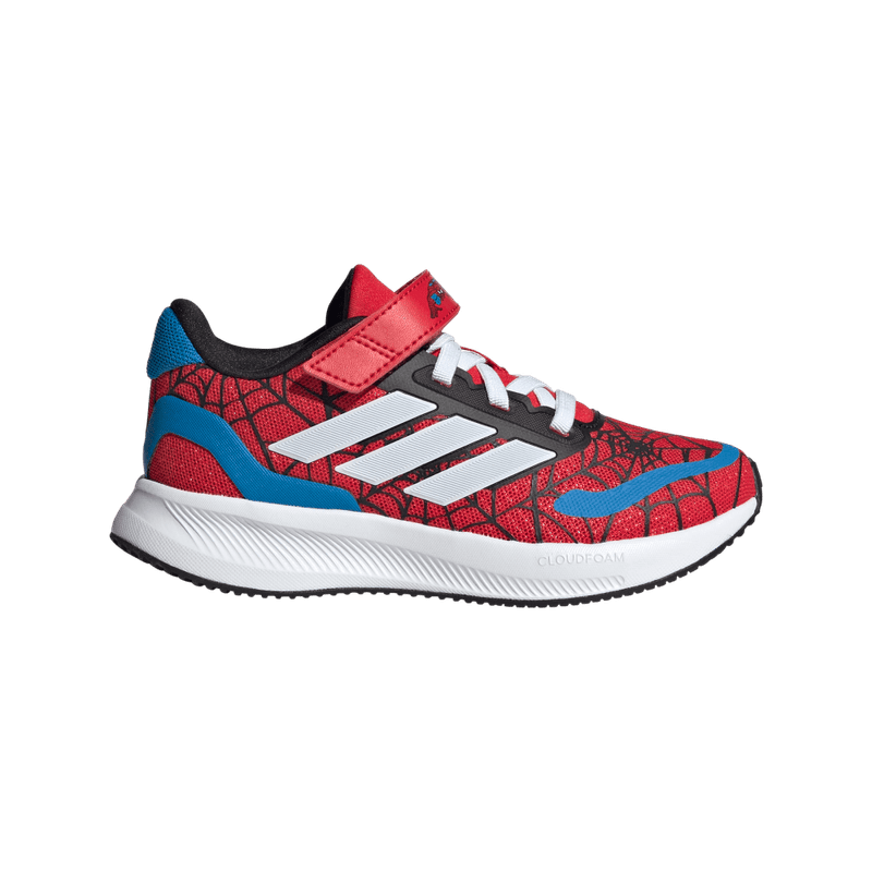 Tenis-adidas-unisex-Runfalcon-Spider-Ma-para-correr-color-rojo.-Lateral-Externa-Derecha