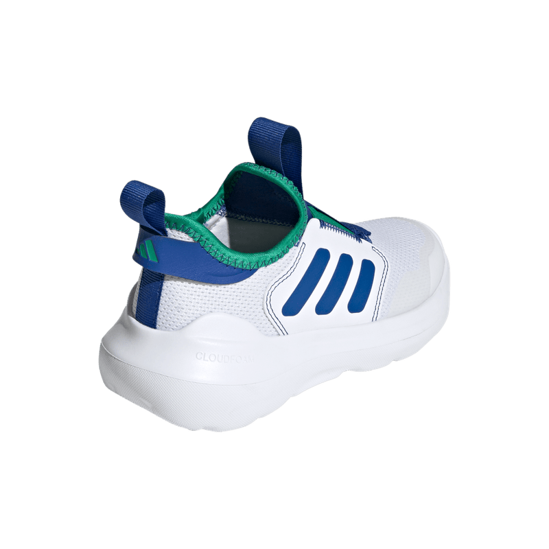 Tenis-adidas-unisex-Tensaur-Comfort-Ac-para-moda-color-blanco.-Par-Laterales