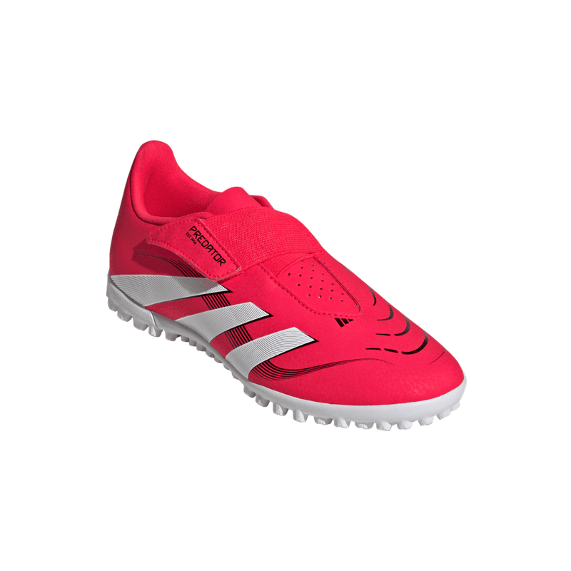 Guayos-adidas-unisex-Predator-Club-Vel-T-para-futbol-color-rojo.-Suela