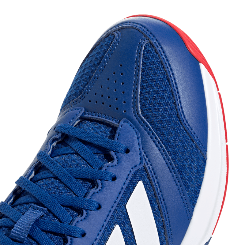 Tenis-adidas-para-hombre-Ligra-8-M-para-indoor-color-azul.-Lateral-Y-Suela