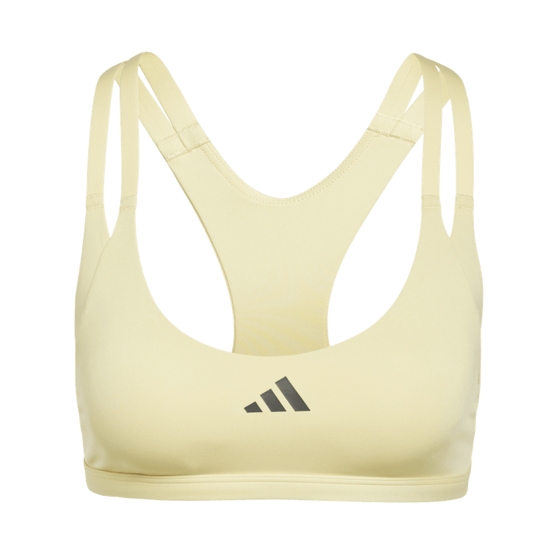 Top-adidas-para-mujer-Aerim-Ls-Strngt-para-entrenamiento-color-amarillo.-Frontal-Sobre-Modelo