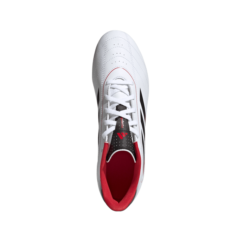 Guayos-adidas-unisex-Goletto-Ix-Fg-Mg-para-futbol-color-blanco.-Vista-Lateral-Pares