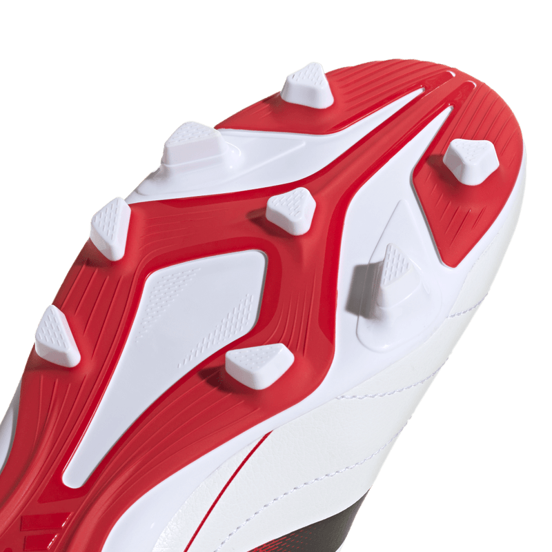 Guayos-adidas-unisex-Goletto-Ix-Fg-Mg-para-futbol-color-blanco.-Lateral-Y-Suela