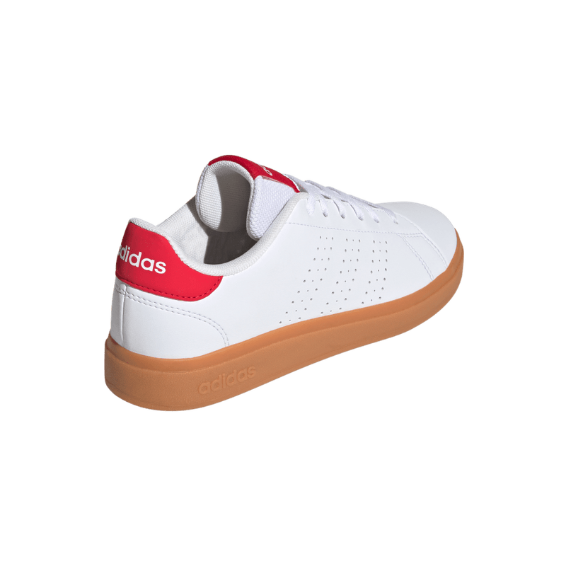 Tenis-adidas-unisex-Advantage-Base-2.0-para-moda-color-blanco.-Par-Laterales