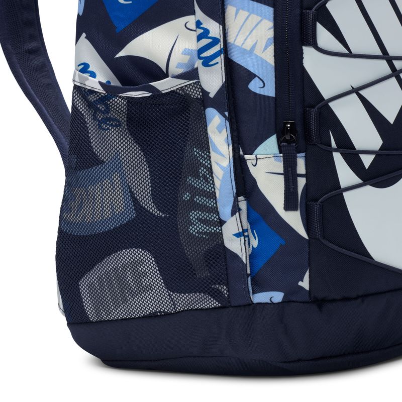 Morral-nike-para-hombre-Nk-Hayward-Bkpk-Penant-Toss-para-moda-color-azul.-Detalle-Izquierdo