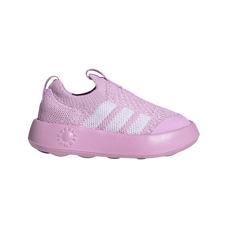 Tenis-adidas-unisex-Bubblecomfy-I-para-moda-color-morado.-Lateral-Externa-Derecha