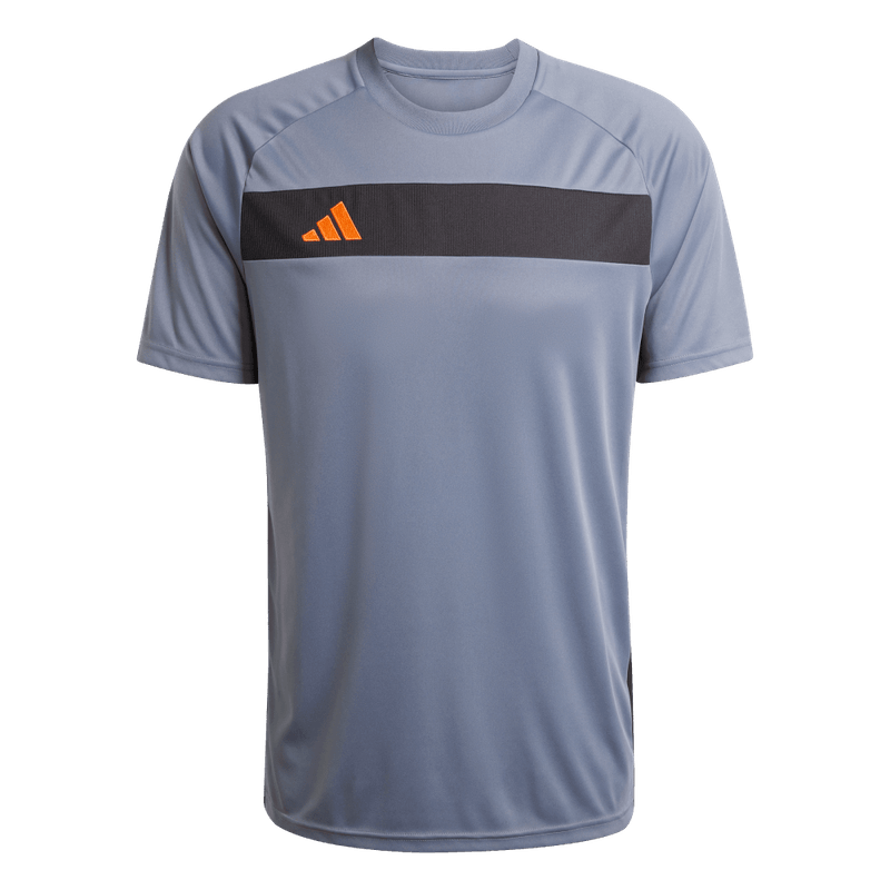 Camiseta-De-Equipo-adidas-para-hombre-Tiro-Es-Jsy-para-futbol-color-gris.-Frontal-Sobre-Modelo