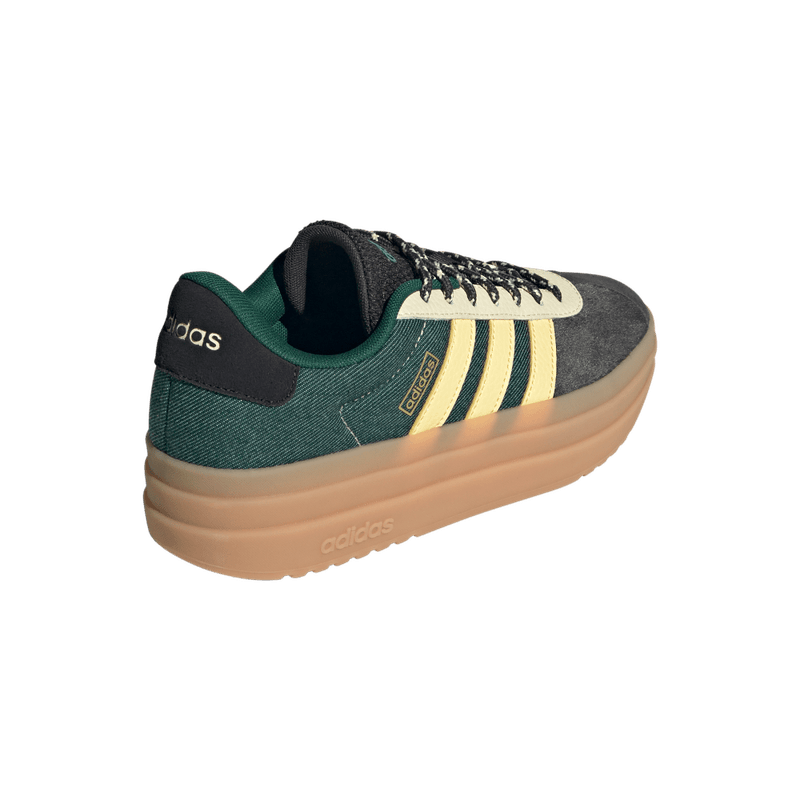 Tenis-adidas-para-mujer-Vl-Court-Bold-para-moda-color-verde.-Par-Laterales