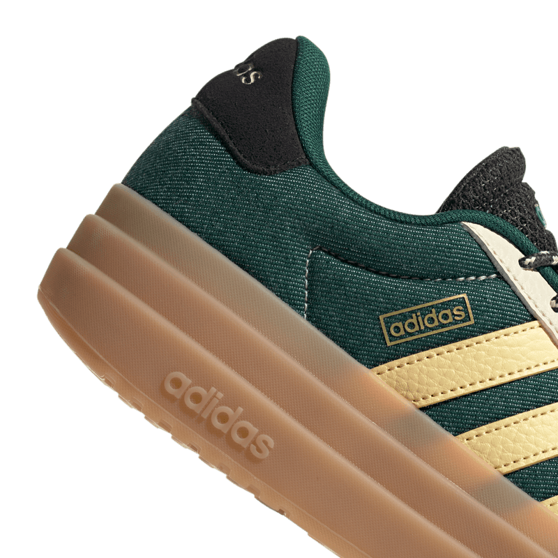 Tenis-adidas-para-mujer-Vl-Court-Bold-para-moda-color-verde.-Lateral-Y-Suela