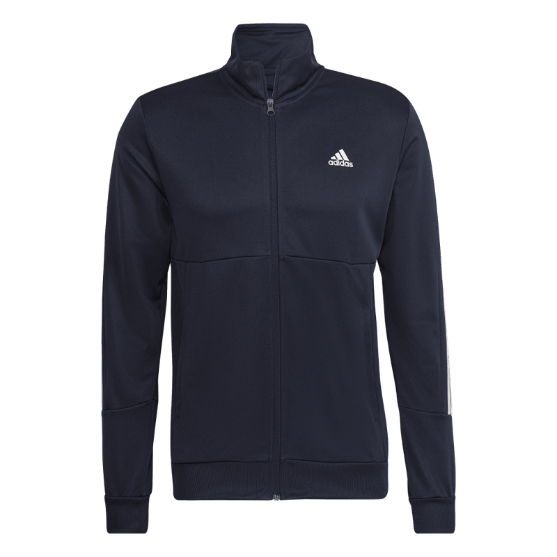 Sudadera-adidas-para-hombre-Mts-Slim-Zipped-para-moda-color-azul.-Frontal-Sobre-Modelo