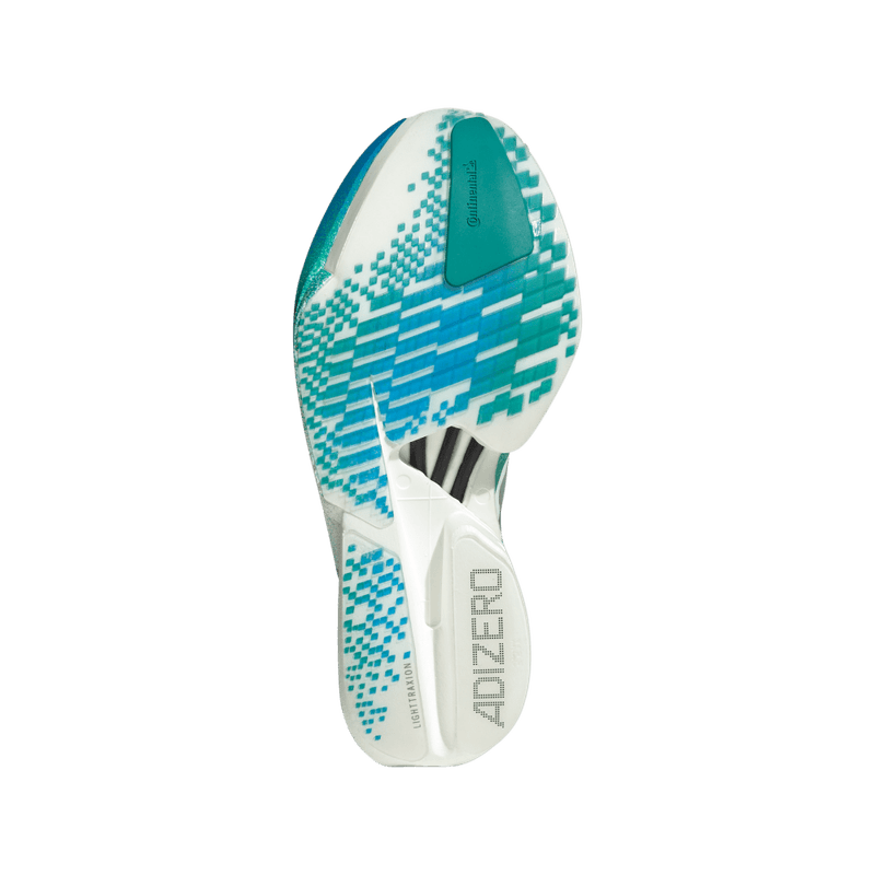Tenis-adidas-para-mujer-Adizero-Adios-Pro-4-para-correr-color-blanco.-Talon