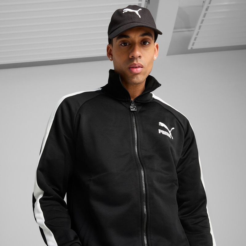Gorra-puma-para-hombre-Ess-Puma-Cat-Bb-Cap-para-moda-color-negro.-Frente-Sobre-Modelo
