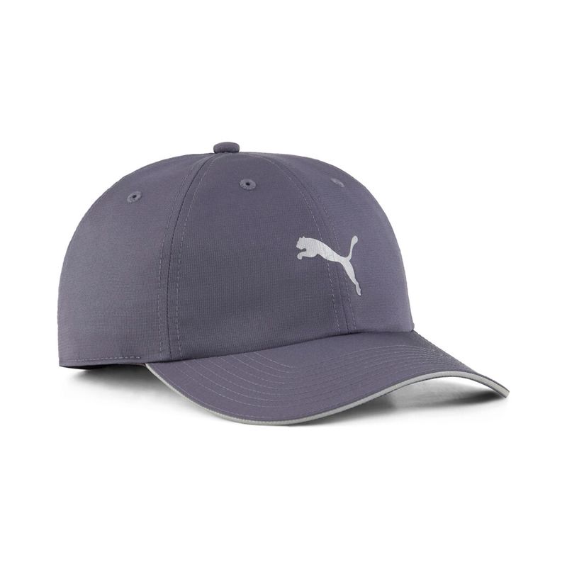 Gorra-puma-para-hombre-Unisex-Running-Iii-Bb-Cap-para-correr-color-gris.-Frente-Sin-Modelo