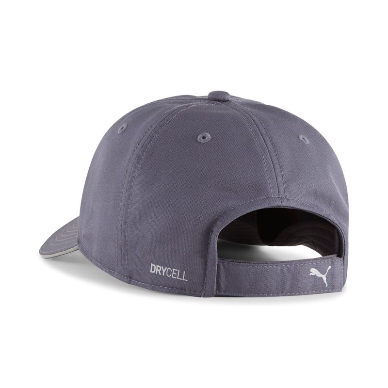 Gorra-puma-para-hombre-Unisex-Running-Iii-Bb-Cap-para-correr-color-gris.-Reverso-Sin-Modelo