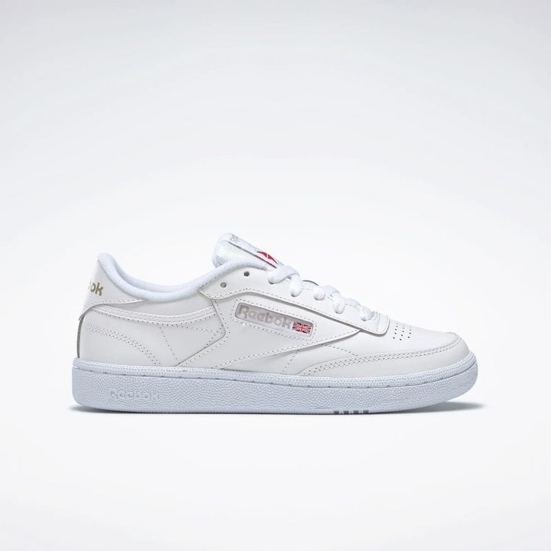 Tenis-reebok-para-mujer-Club-C-85-para-moda-color-blanco.-Lateral-Externa-Derecha