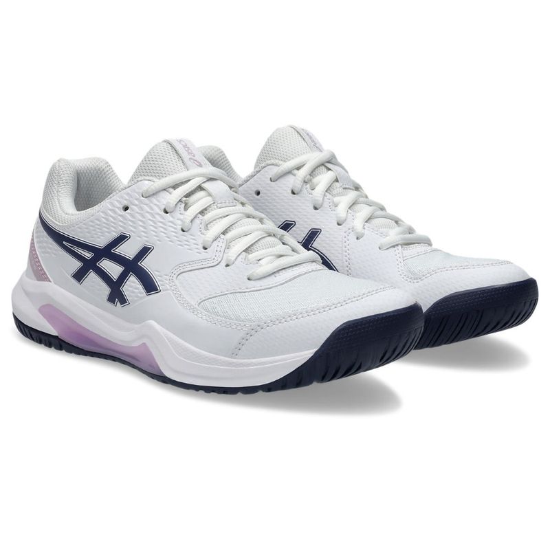 Tenis-asics-para-mujer-Gel-Dedicate-8-para-tenis-color-blanco.-Par-Alineados