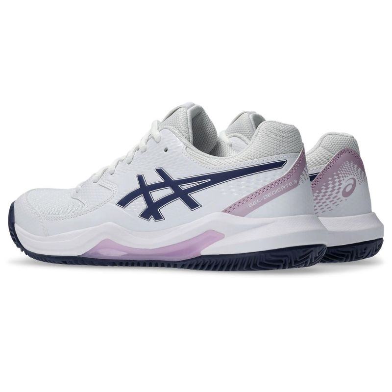 Tenis-asics-para-mujer-Gel-Dedicate-8-Clay-para-tenis-color-blanco.-Detalle-1