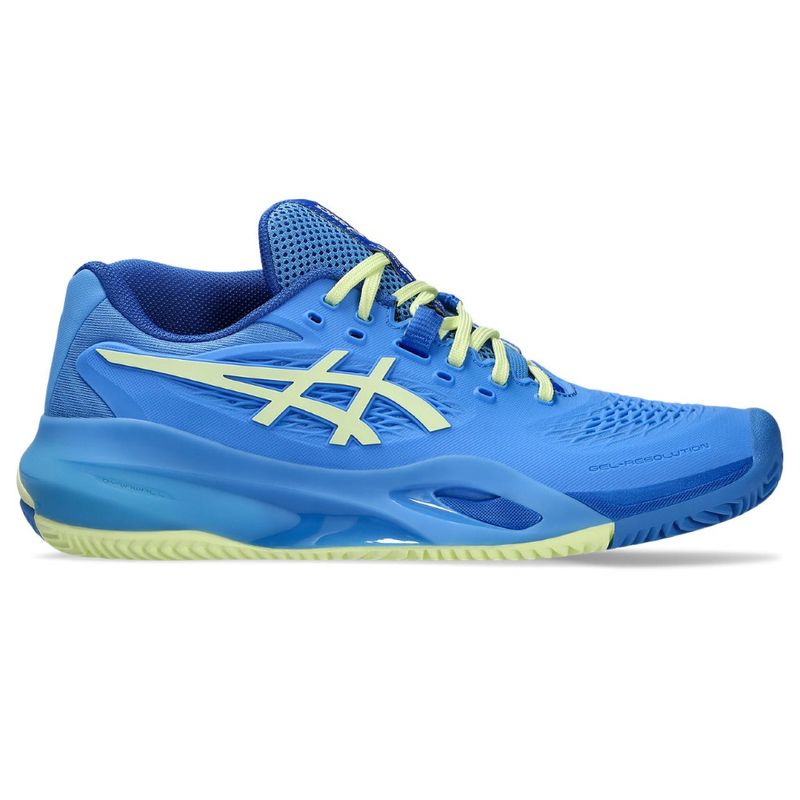 Tenis-asics-para-mujer-Gel-Resolution-X-Clay-para-tenis-color-azul.-Lateral-Externa-Derecha