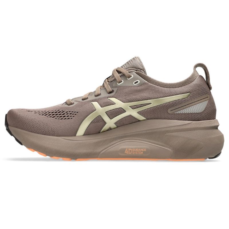 Tenis-asics-para-hombre-Gel-Kayano-31-Luxe-para-correr-color-gris.-Lateral-Externa-Izquierda