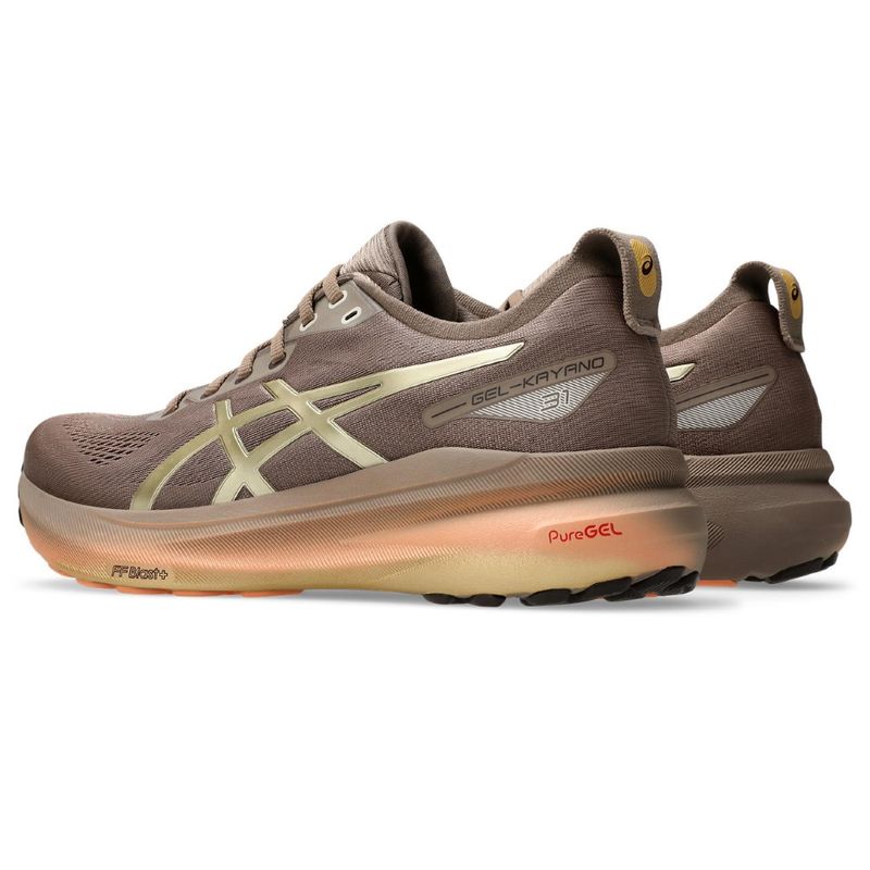 Tenis-asics-para-hombre-Gel-Kayano-31-Luxe-para-correr-color-gris.-Detalle-1