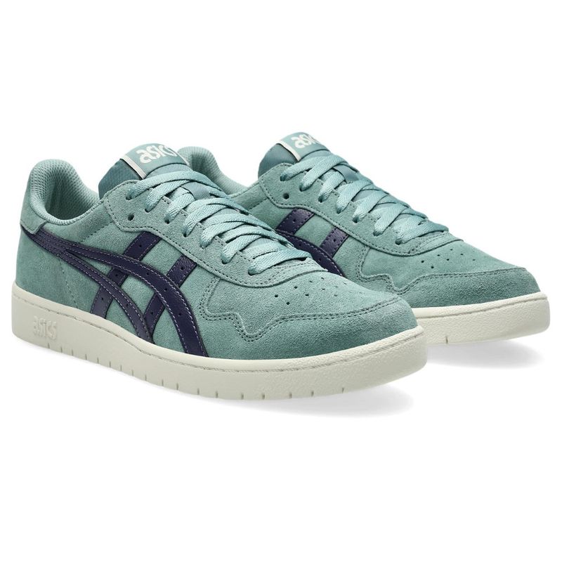 Tenis-asics-unisex-Japan-S-para-moda-color-verde.-Par-Alineados
