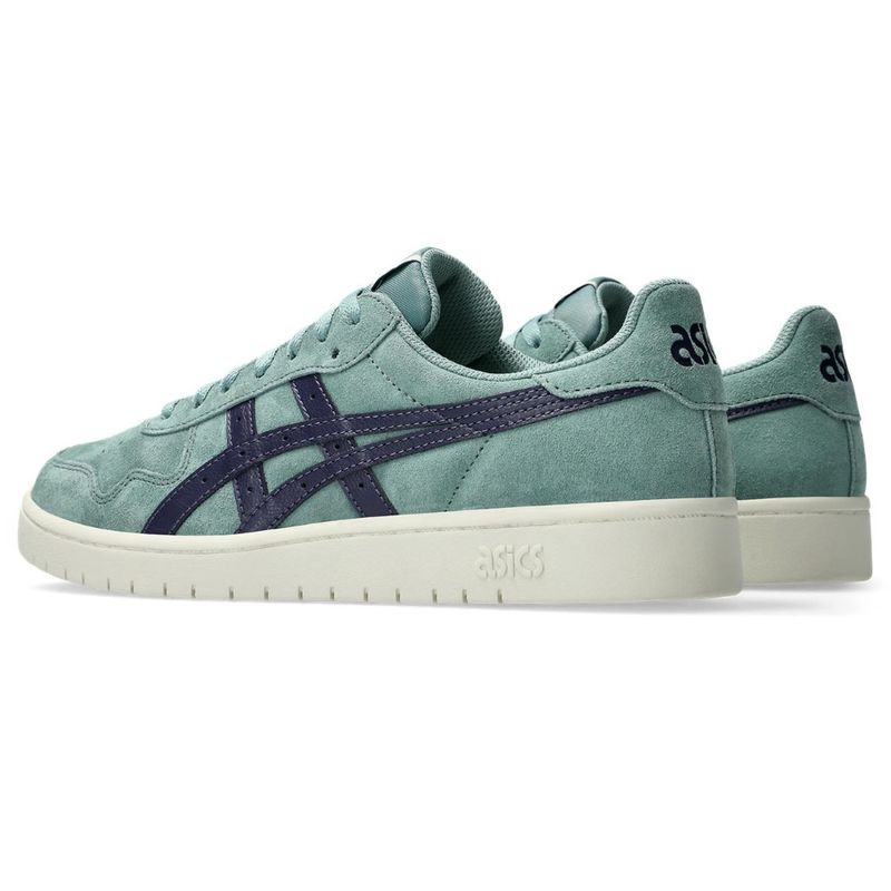 Tenis-asics-unisex-Japan-S-para-moda-color-verde.-Detalle-1