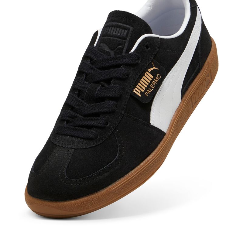 Tenis-puma-para-hombre-Palermo-para-moda-color-negro.-Capellada