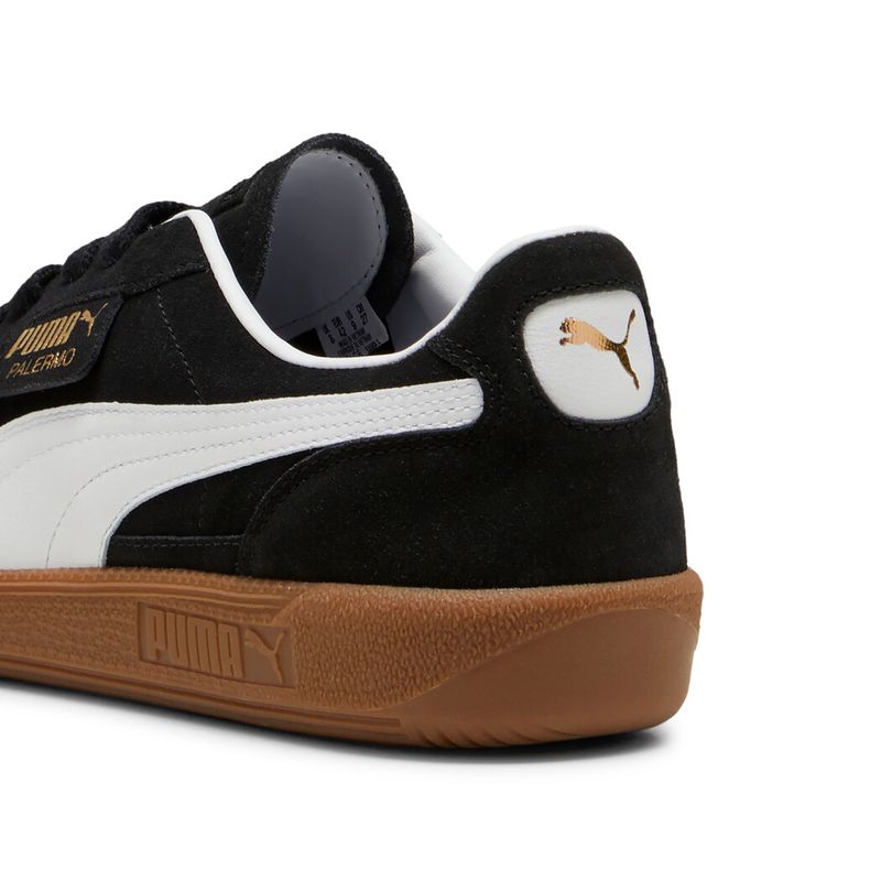 Tenis-puma-para-hombre-Palermo-para-moda-color-negro.-Talon