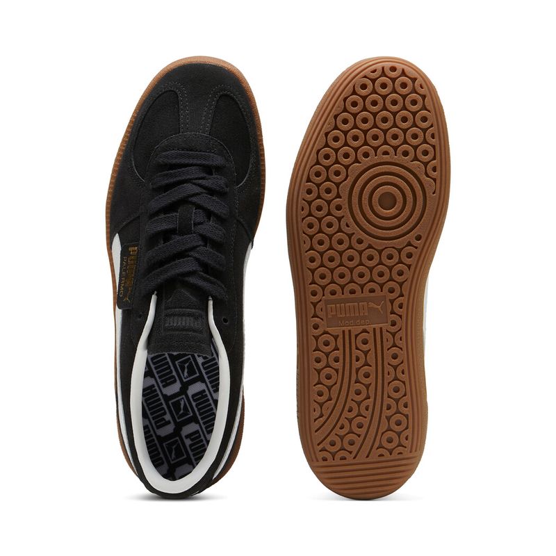 Tenis-puma-para-hombre-Palermo-para-moda-color-negro.-Suela